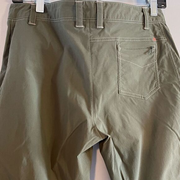 L.L. Bean Olive Army Green Trek Outdoor Hiking Pant | SZ 6R - Picture 4 of 6